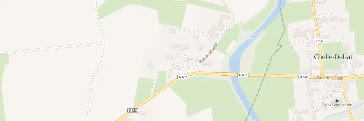 Plan du 3 Rue du Moulin à Marseillan