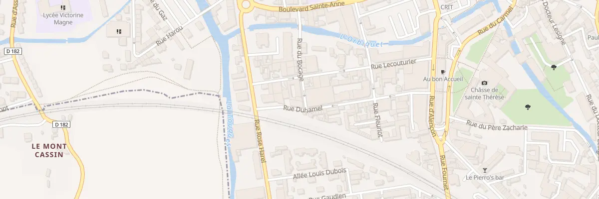 Plan du 20 Rue Bocage à Lisieux