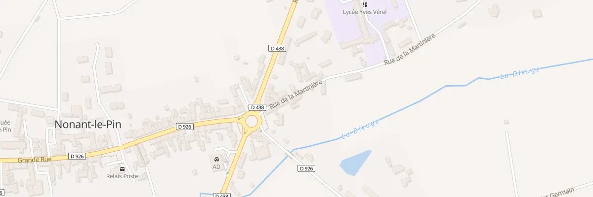 Plan du 5B Rue de la Martinière à Merlerault-le-Pin