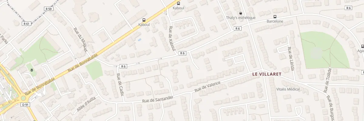 Plan du 52 Rue du Villaret au Mans