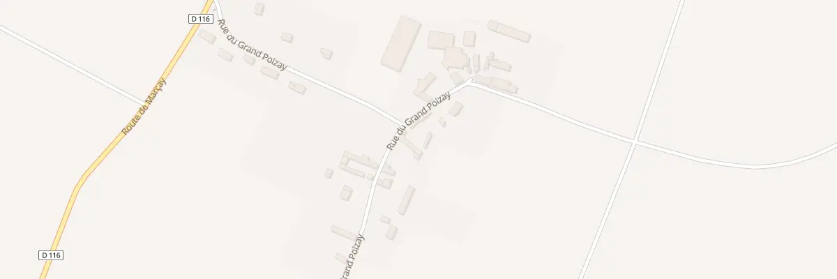 Plan du 9 Rue du Grand Poizay à La Roche-Clermault