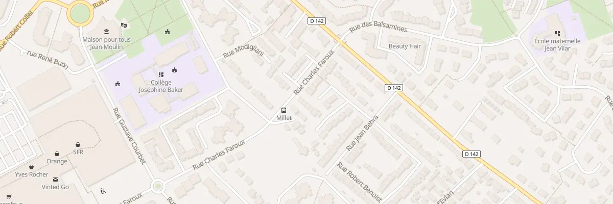 Plan du 28 Rue Pol Ravigneaux au Mans