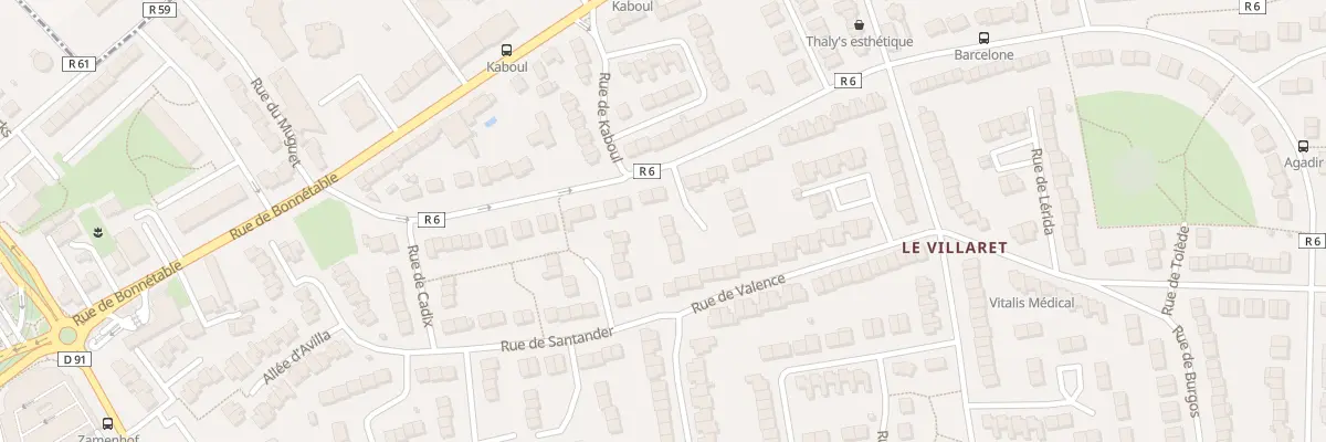Plan du 4 Rue d’Aranda au Mans