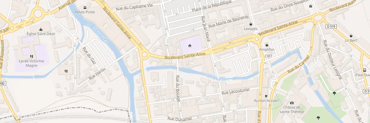 Plan du 37A Bd Sainte-Anne à Lisieux