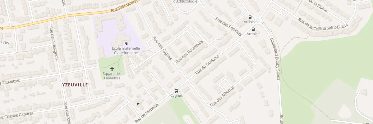 Plan du 6 Rue des Bouvreuils au Mans