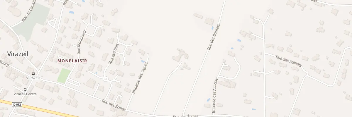 Plan du 363 Rue des Écoles à Virazeil