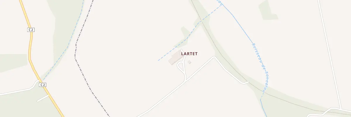 Plan du 5332 A Lartet à Lagraulet-du-Gers