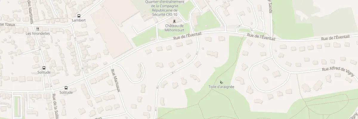 Plan du 6 Rue Emile Augier au Mans