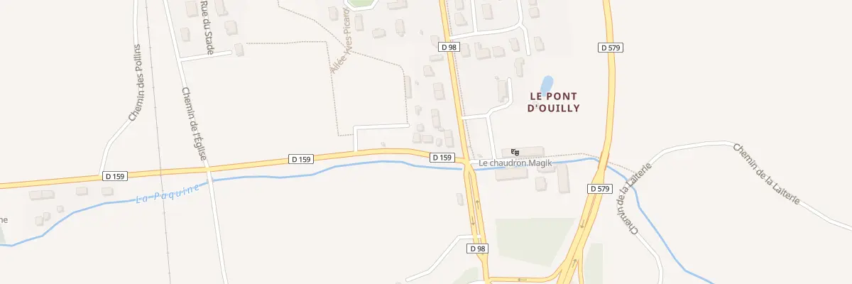 Plan du 1 Rte de l’Église à Ouilly-le-Vicomte