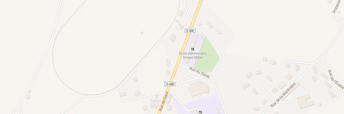 Plan du 16 Rte de Gace Nonant Le Pin à Merlerault-le-Pin