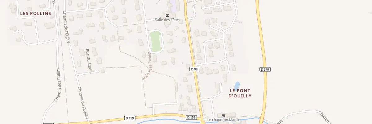 Plan du 18 Rte de Deauville à Ouilly-le-Vicomte