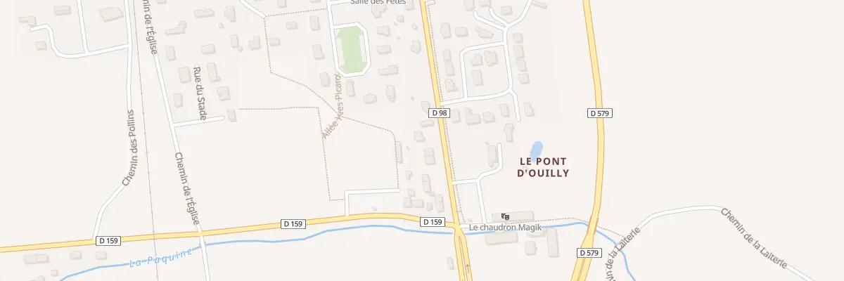 Plan du 16 Rte de Deauville à Ouilly-le-Vicomte