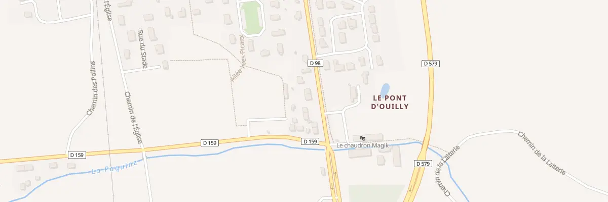 Plan du 12 Rte de Deauville à Ouilly-le-Vicomte