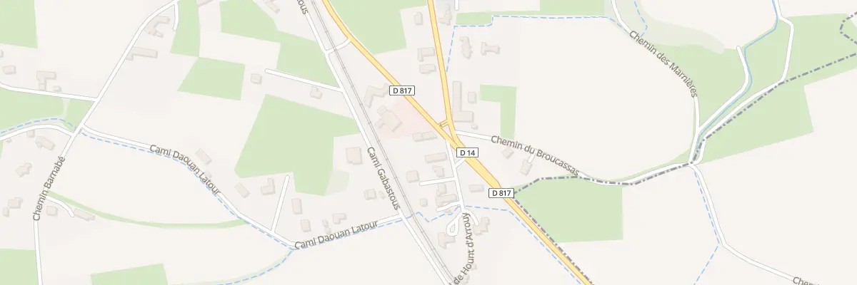 Plan du 2 Cami de Hount d’Arrouy à Bordes