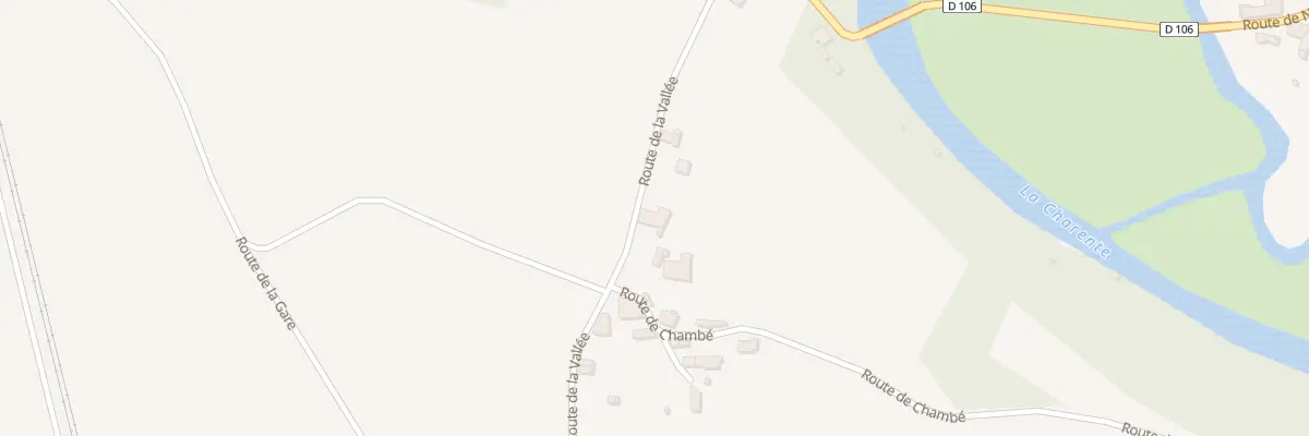 Plan du 7 Rte de la Vallée à Voulême