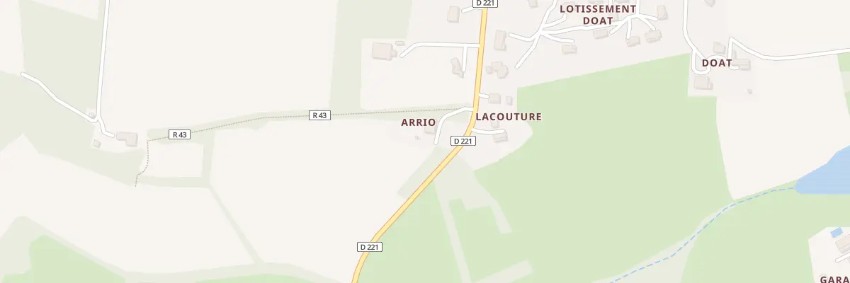 Plan du 208 Rte de Demu à Lannepax