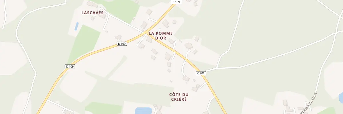 Plan du 104 Rte de la Pomme d’Or à Réaup-Lisse