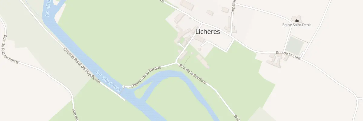 Plan du 7 Rue du Bourg à Lichères