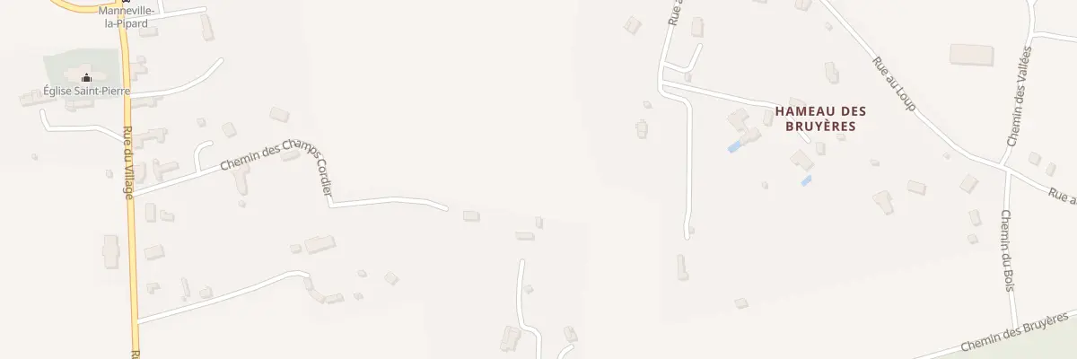 Plan du 5032 Le Ham des Bruyeres à Manneville-la-Pipard