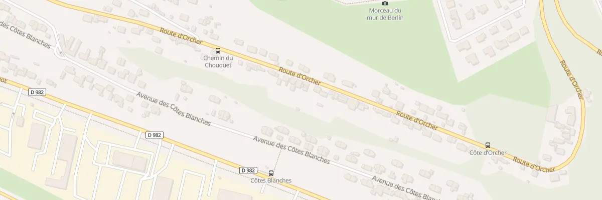 Plan du 92 Rte d’Orcher à Gonfreville-l’Orcher