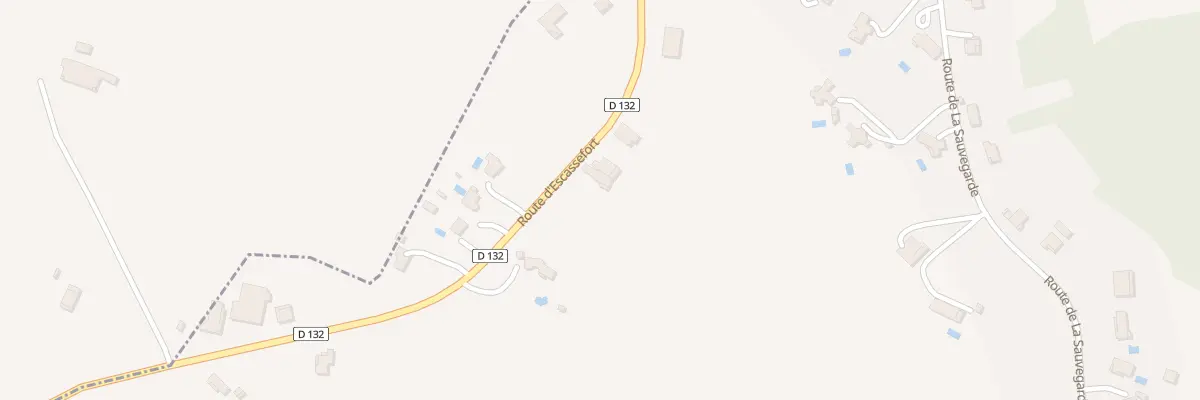 Plan du 1060 Rte d’Escassefort à Virazeil
