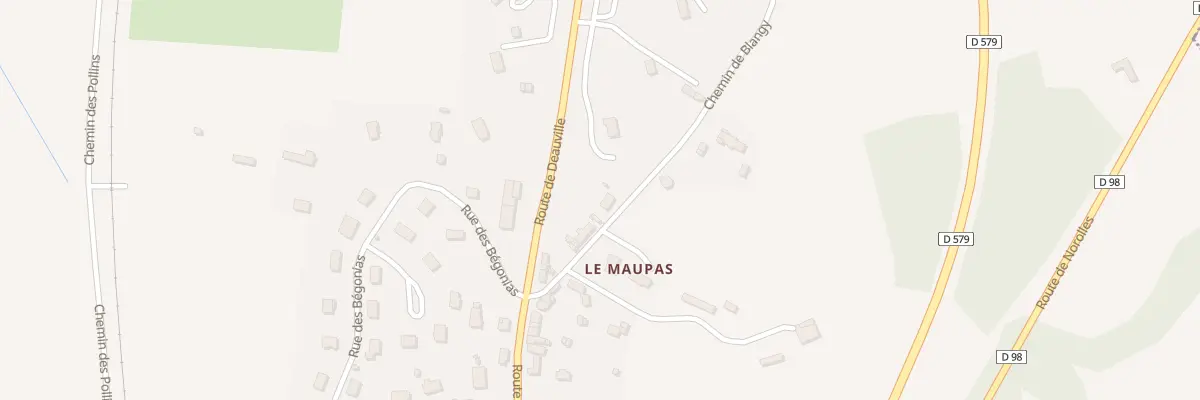 Plan du 4 Che de Blangy à Ouilly-le-Vicomte