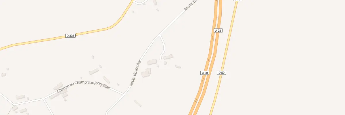 Plan du 916 Rte du Rocher à Chailloué