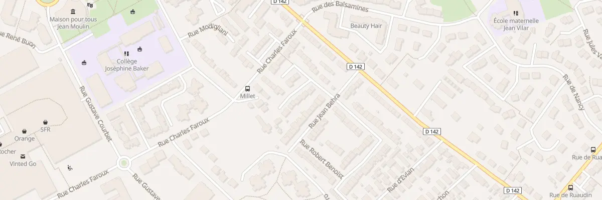 Plan du 9 Rue Abel Charleau au Mans