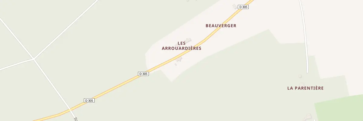 Plan du 19 Rte D305 à Aubigné-Racan