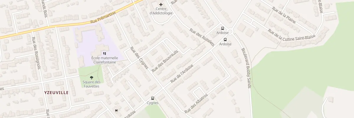 Plan du 20 Rue des Bouvreuils au Mans