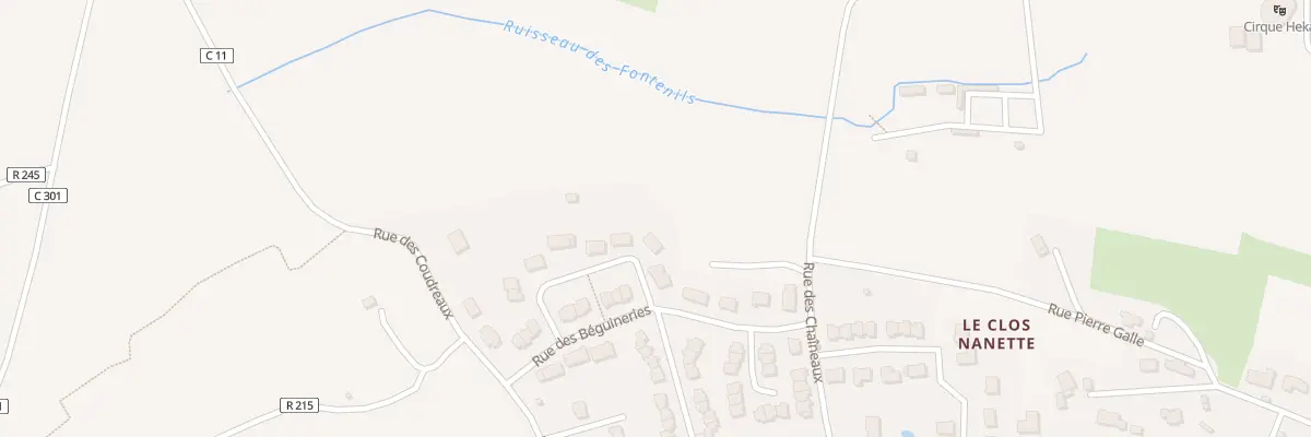 Plan du 14 Rue de la ChattIère à Chinon