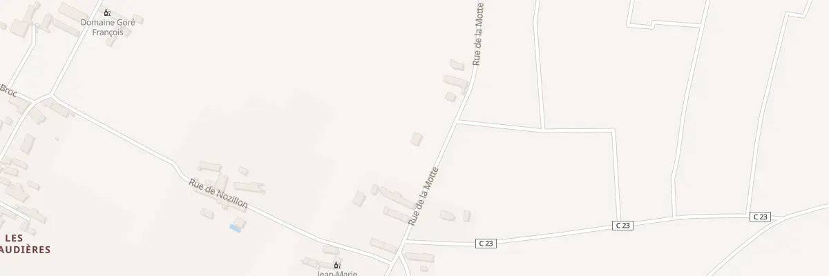 Plan du 13 Rue de la Motte à Benais