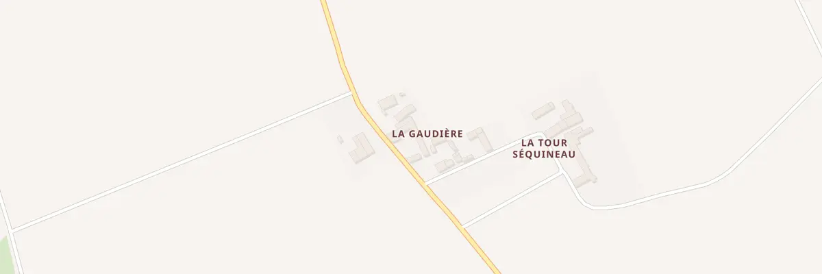 Plan du 89 La Gaudiere à Marçay