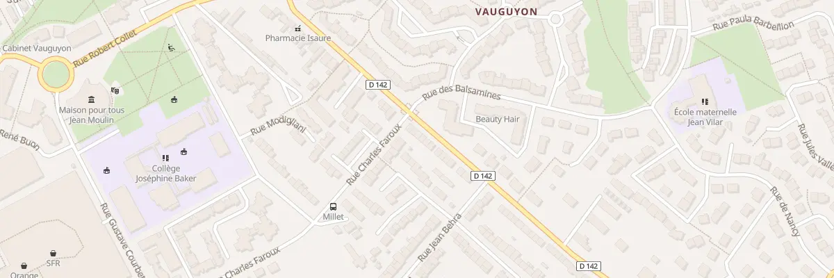 Plan du 268 Rue de Ruaudin au Mans