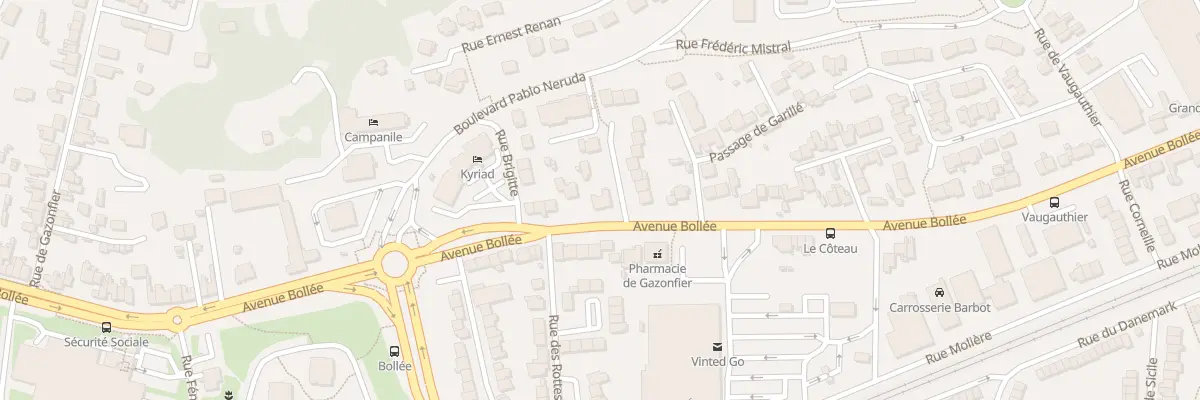 Plan du 355 Av Bollée au Mans