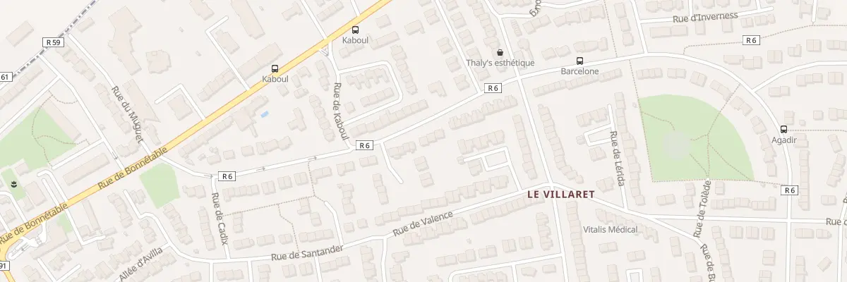 Plan du 64 Rue du Villaret au Mans