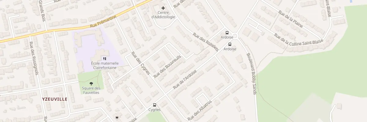 Plan du 24 Rue des Bouvreuils au Mans