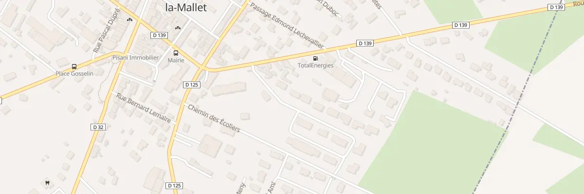 Plan du 2 Rue du Lot. de la Briqueterie à Gonneville-la-Mallet