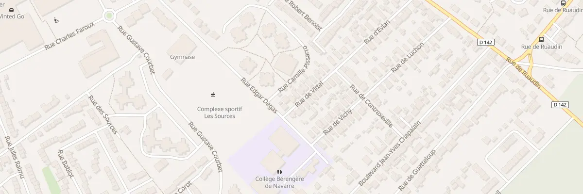 Plan du 18 Rue de Vittel au Mans