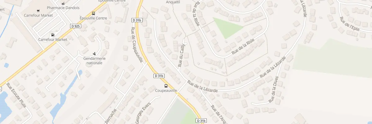 Plan du 2 Rue du Cailly à Épouville