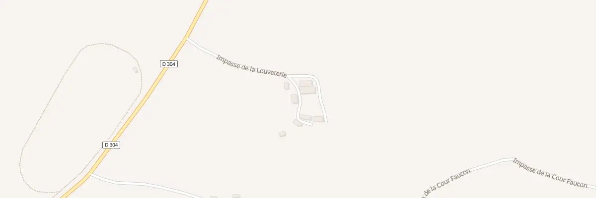 Plan du 5000 La Louveterie à Ginai