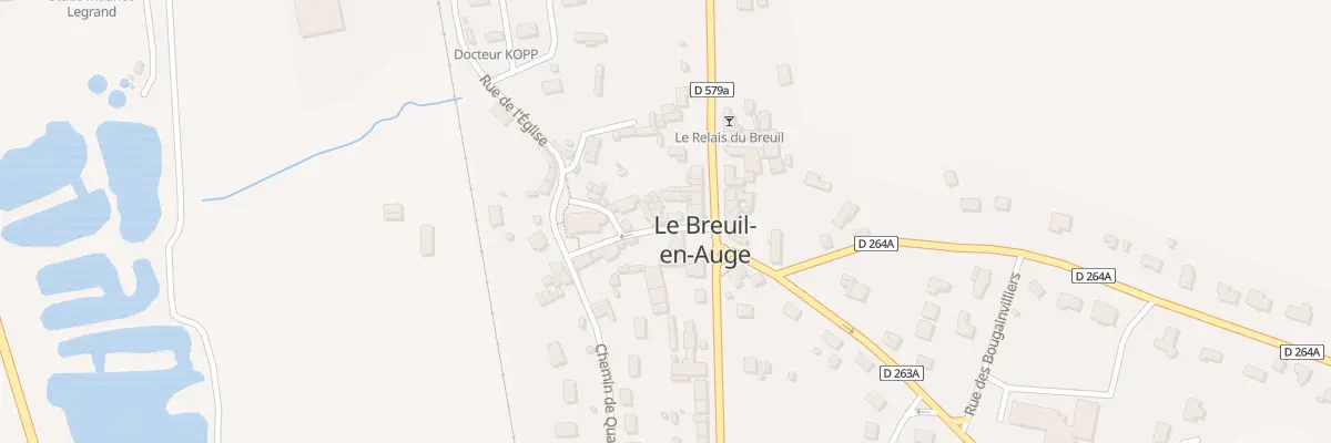 Plan du 6 Rue de l’Église au Breuil-en-Auge