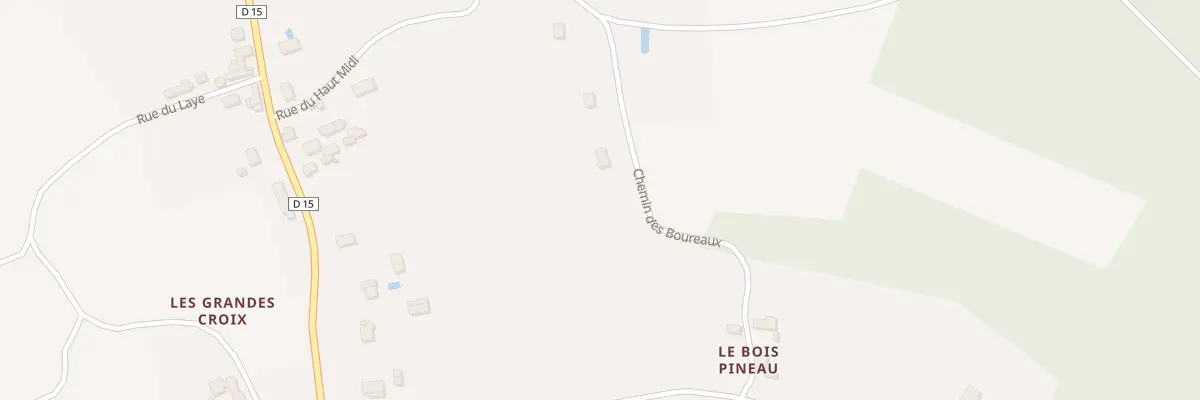 Plan du 216 Che des Boureaux à Continvoir