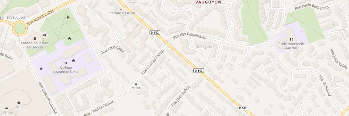 Plan du 272 Rue de Ruaudin au Mans