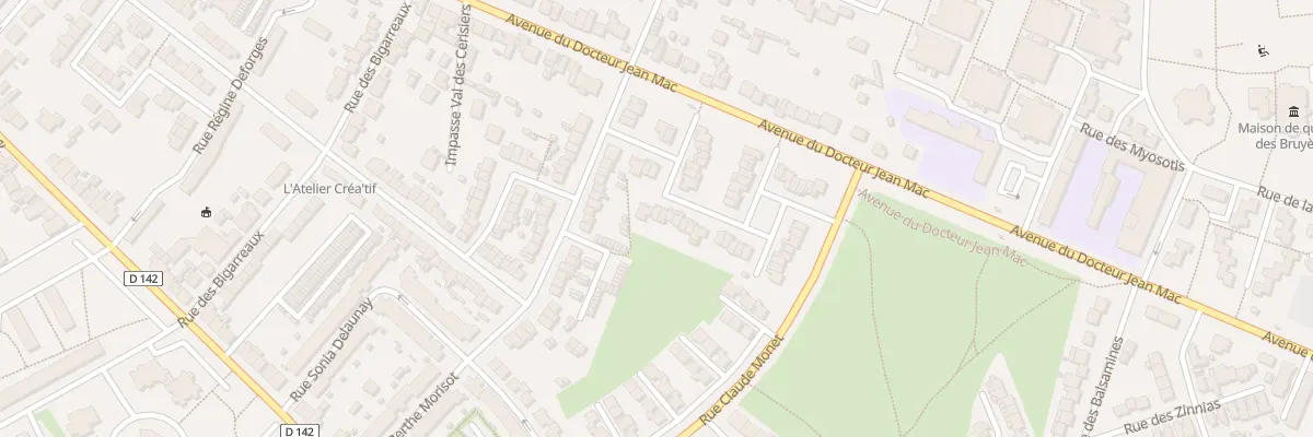 Plan du 12 Rue Nicolas Poussin au Mans
