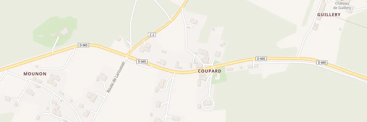 Plan du 67 Che de Coupard à Pompiey