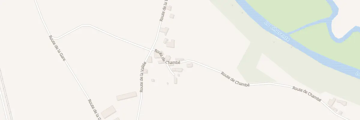Plan du 5 Rte de Chambe à Lizant