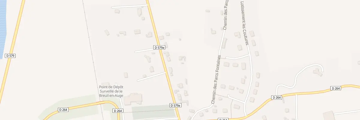 Plan du 5034 Les Coutures au Breuil-en-Auge