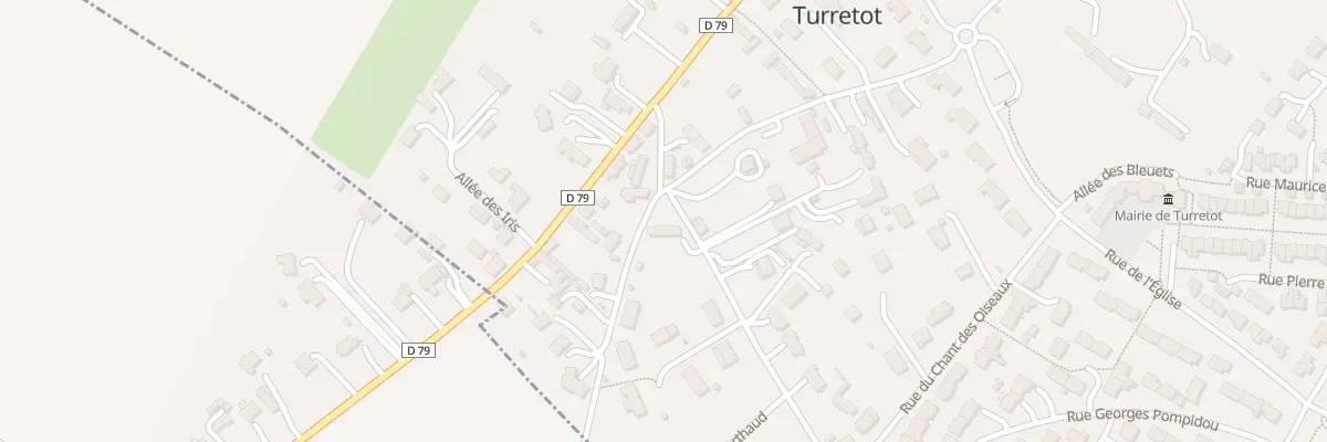 Plan du 2 Rue de la Vallée à Turretot