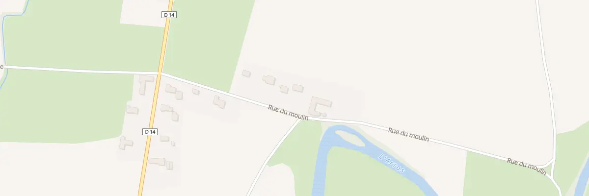Plan du 5B Rue du Moulin à Goudon